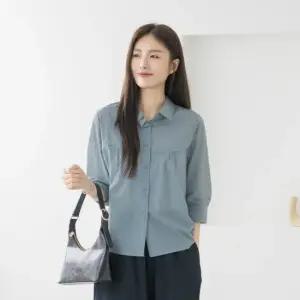 엄마옷 마담4060 푸키잔셔링셔츠 여름셔츠 -ZBL2505058-