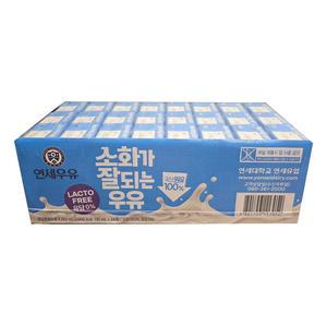코스트코 연세우유 소화가잘되는 우유 190ml x 24개 유당0% 유당분해우유