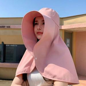 자외선 차단 모자 썬캡 햇빛가리개 UV 차단 목 보호 J369-O