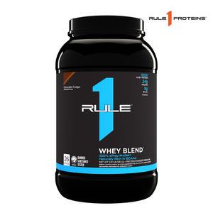 R1 룰원 웨이블렌드 초콜릿퍼지 0.91kg 100% 웨이 프로틴 유청 단백질 파우더 알원 WPC+WPI+HWPI