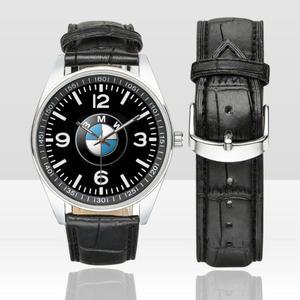 Miyota BMW Car Logo Men 캐주얼 가죽 스트랩 시계 [세금포함] [정품] 손목시계 명품시계 패션시계