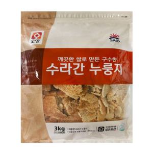 [보금푸드] 사조 오양 수라간 누룽지 3kg x 1개