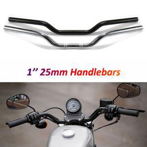 C50 바 오토바이 핸들그립 Fatboy Sportster 1200 스티어링 핸들 Bobber FLHR Cruiser XL883 25mm 휠 Vulcan FLTR Boulevard