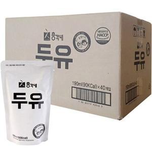 총각네 두유 190ml 40개