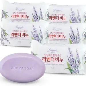 동서씨앤지 향이 좋은 라벤더 세수 비누 150g 5개