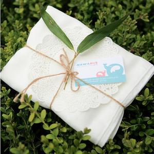 신생아손수건 아기손수건 대나무 순한 가재손수건 거즈 아기 손수건 5p set 가제 수건 가제손수건