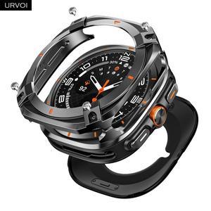 갤럭시 워치 울트라 2025용 URVOI 메탈 케이스 47mm 커버 풀 범퍼 iWatch 보호기 정밀 구멍 내구성 사이버