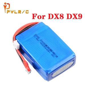 Spektrum DX9 DX6E 리모컨 송신기 배터리 용 기존 7.4V 4000mAh 8C Lipo JST 플러그