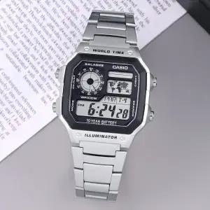 정품 스타샵 AE-1200WHD-1A 디지털 군대 시계 c02