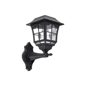 Coms 태양광 LED 정원등 벽면거치형 웜화이트 야외조명 ER177