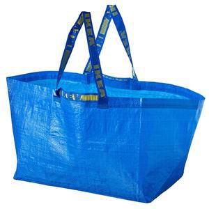 IKEA 프락타 크뇔리그 블루 장바구니 보냉가방 열쇠고리