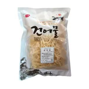 [해오름] 국내가공 백진미채 오징어채 300g