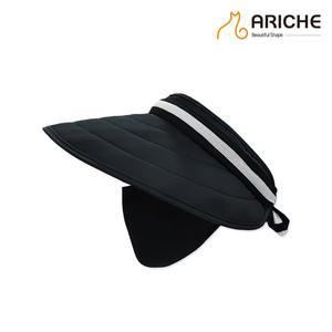 [아리체]니트끈 마스크 바이저/썬캡 여성 골프 모자 등산 필드 라운딩 산책