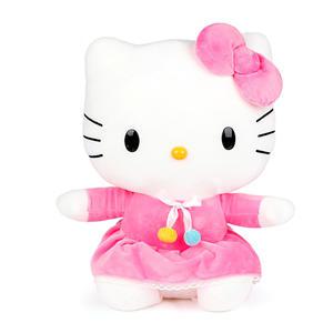 산리오 헬로키티 핑크 스커트 중형 30cm 애착 고양이 동물 인형