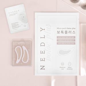 보톡플러스 주름패치 미간주름 눈가 팔자 니들 투명 패치 6주분