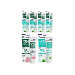 2080 닥터크리닉 치약 잇몸, 140g, 5개 + 구취, 140g, 5개