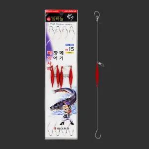 금호 빠가사리 니켈 바늘 고리봉돌 외줄 채비 KS-236 장어 메기