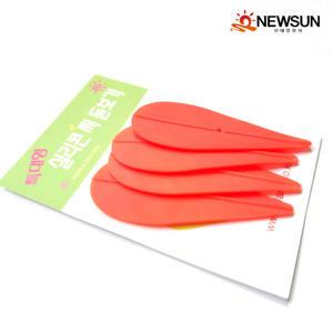 실리콘 미니 특대형 찌 돋보기 물방울 (4개입) 민물찌 민물낚시