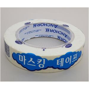 두리 마스킹 테이프 백색 종이테이프 2.5cmx40M