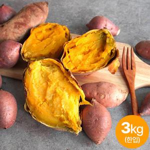 [더조은] 해남 꿀뚝뚝 호박고구마 3kg 한입(50g내외)