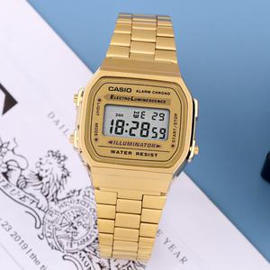 정품 A168WG-9W CASIO 카시오 남성 메탈 가죽 시계 c33