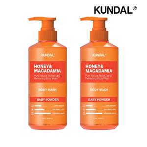 쿤달 허니 앤 마카다미아 퓨어 바디워시 500ml x2개 (선택)