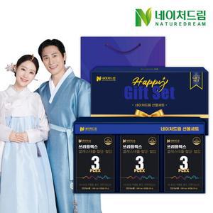 쓰리플렉스 콜레스테롤·혈당·혈압 1000mgx30캡슐 3박스 선물세트