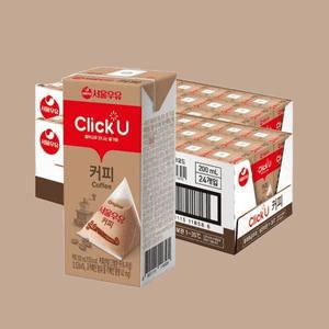 서울우유 클릭유 커피 200ml x 48입 달콤