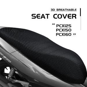 오토바이 보호 쿠션 시트 커버 혼다 PCX125 PCX150 PCX160 PCX 125 150 나일론 패브릭 안장 시트 커버 오토