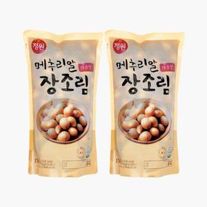 정원 대용량 메추리알 장조림 1.7kg x 2개