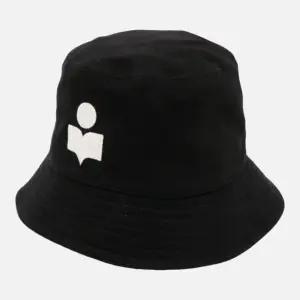 (여성)이자벨마랑 23FW 화이트로고 HALEY 블랙 버킷햇 CU001XFA A3C05A BKEC