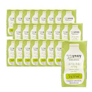매일유업 상하목장 유기농 우유 저지방 200ml 24팩