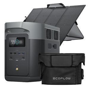 에코플로우 델타2 맥스 + 220W 태양광패널 + 전용가방 파워뱅크 배터리