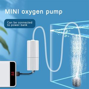 휴대용 어항 공기 펌프, USB 충전, 수족관용 미니 산소 펌프, 어시장 가정용 산소 공급