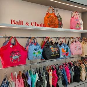 Ball & Chain 볼앤체인 에코백 M사이즈 자수 연예인 에코백