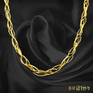 [종로금1번가] 여자 순금 목걸이 레이어드 체인  7.5g
