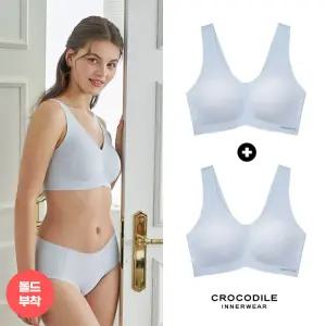 [크로커다일 언더웨어]라이크라 쉘론 슬림 몰드부착 런닝형 감탄브라 2종 CDWBR5M19_2