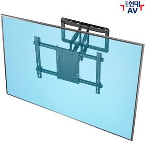 칼록 Kaloc S9 초대형 TV 벽걸이 브라켓 거치대, 90인치/90kg/VESA 600x600mm 지원, 상하 각도 및 좌우 회전 조절 가능, 케이블 정리 지원, 한글 안내서 기본 제공, 현대AV 수입품, 삼성 LG 호환