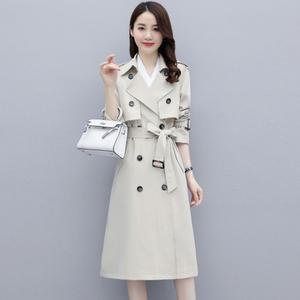 여성 코트 트렌치 봄가을 롱 슬릿 오버핏 MF3