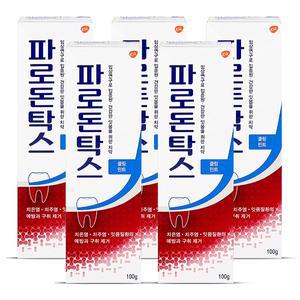 파로돈탁스 쿨링민트 치약 100g 5개