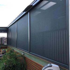 Pergola 스마트 컨트롤 외부 지퍼 트랙 롤러 블라인드