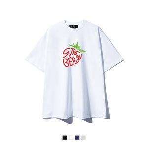 STRAWBERRY 오버핏 반팔 티셔츠 (GOS2-4SP135)