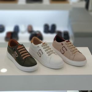 소다 여성스니커즈 FLF112 그린, 화이트,핑크3CM