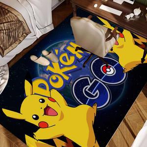 P Pikachu 문짝 매트 북유럽 스타일 침실 거실 도어매트 홈 발코니 미끄럼 방지 알파 브라