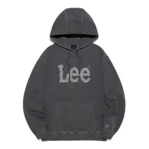 LEE 빅 트위치 로고 다잉 후드 차콜 LE2501HD11PO 302588