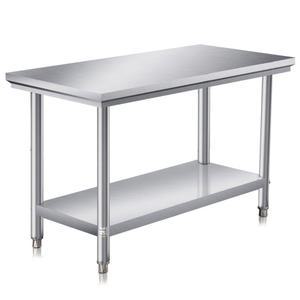 길이100폭60높이80cm(단문형) 테이블 선반 스텐 상부 주방 2단 작업대 부엌 정리