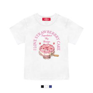 STRAWBERRY CAKE 슬림핏 반팔 티셔츠 (GFS2-4SP035)