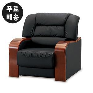 [벤티스가구]맥슨 사무실 쇼파 중역 임원 고급 오피스 로비 라운지 사무용 소가죽 소파 1인용