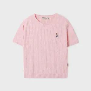 [후아유](김해점)Steve Summer Short Sleeve Sweater WHKAF2741F