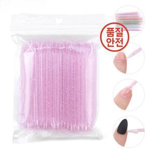 부품 50/100Pcs 재사용 가능한 크리스탈 스틱 더블 엔드 네일 아트 큐티클 푸셔 리무버 도구 페디큐어 케어